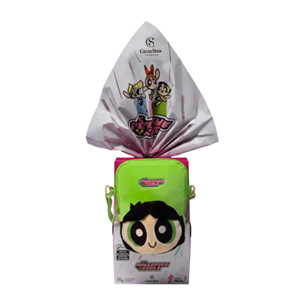 Ovo de Páscoa ao Leite Meninas Superpoderosas Bolsa Docinho 170g